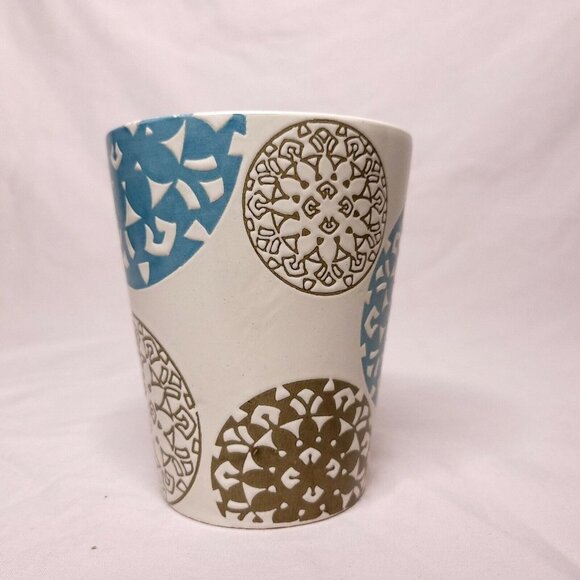 Rachael Ray Pendulum Coffee Tea Mug Cup 12 oz Set of 2 Mediterranean Stoneware - Picture 3 of 6